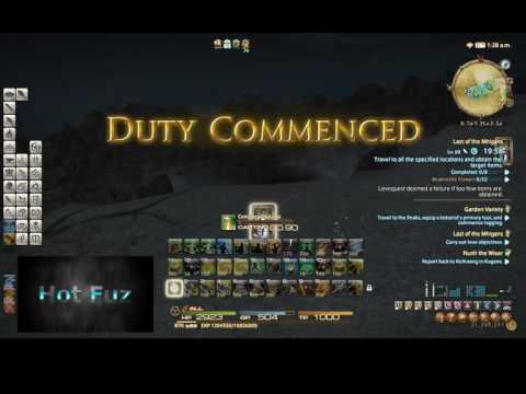 FFXIV Botany 68-70 leve leveling
