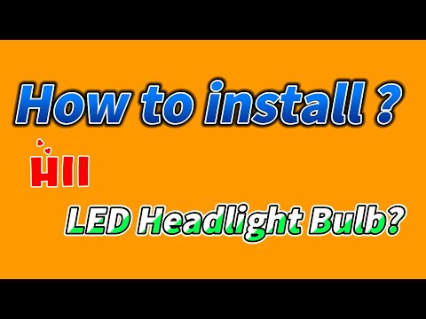 How to install ENJOYAKOM H11 LED Headlight Bulb?