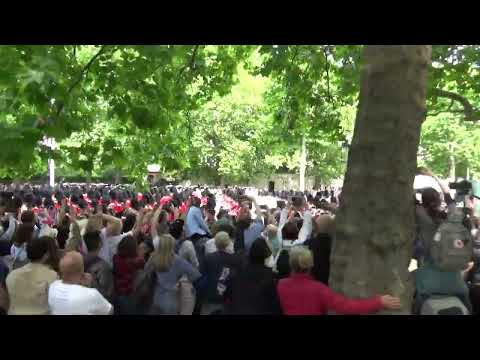 Trooping the Colour 2022 Queen's Birthday Parade . Massed Bands of Household Division