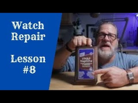 How to Clean Watch Parts Without A Machine-Watch Repair Lesson #8