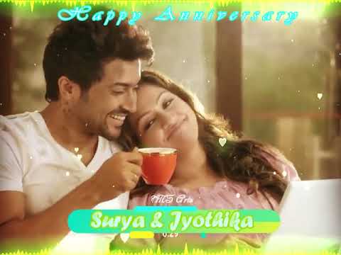 🌹Happy Anniversary wishes to Surya 💝 Jyothika | Special Status | 22nd Video | ♡?MS Arts