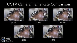 CCTV Security Camera Video Recording Frame Rate Comparison