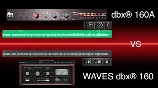 Video thumbnail for dbx® 160A vs Waves dbx® 160 | Hardware vs Plugin by Zed Marty