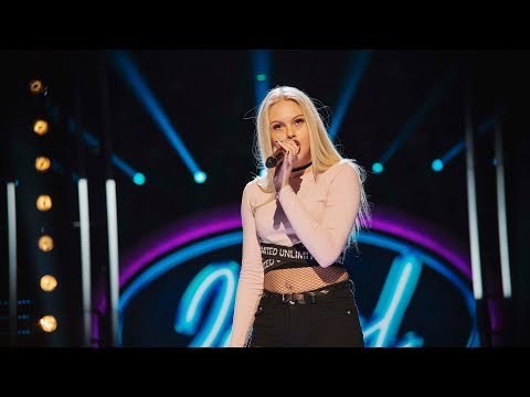 Amanda Persson sjunger Hold the line i Idols kvalvecka - Idol Sverige (TV4)