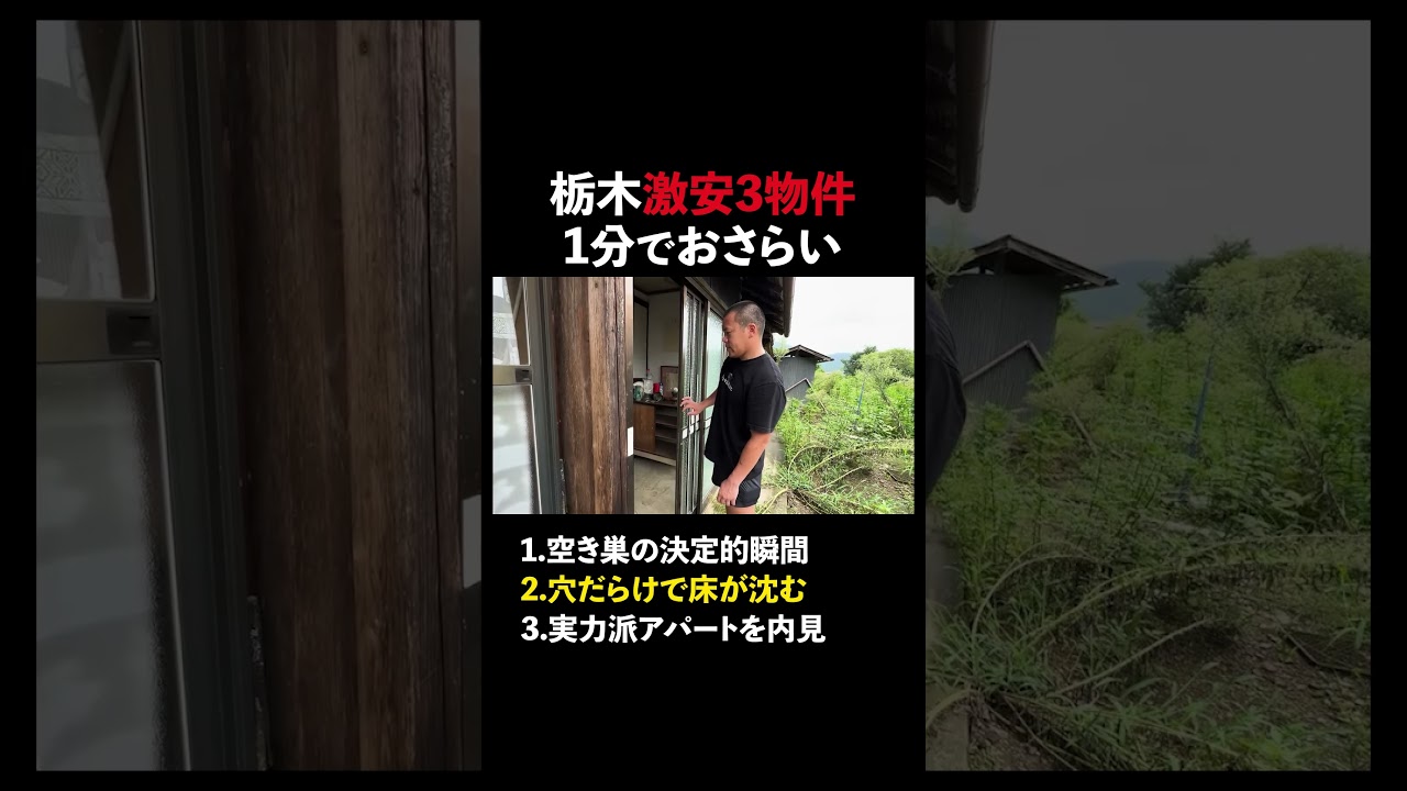 ↑本編はコチラ #栃木県  #不動産 #内見