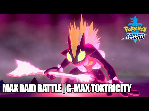 Pokemon Sword - Max Raid Battle | Gigantamax Toxtricity [Nintendo Switch]