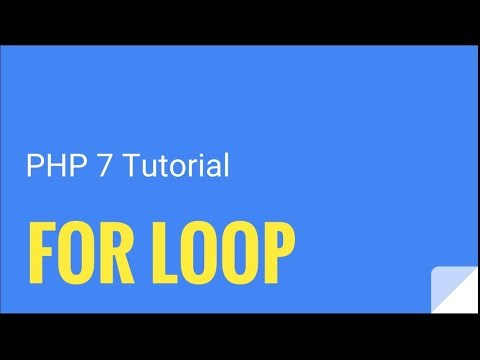 Php 7 The For Loop Tutorial Nr 10