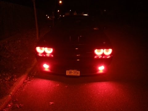 BLACKED OUT CHALLENGER - Tinted windshield and Blacked out headlights, fogs on SRT Challenger