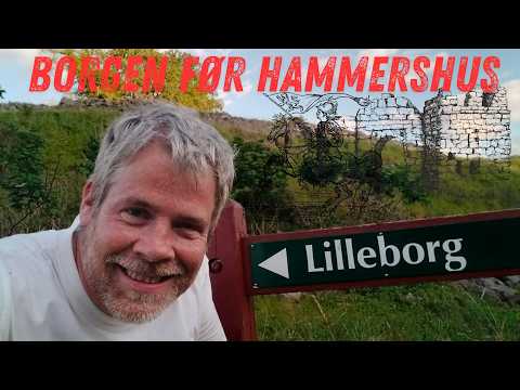 Vi besøger Borgruinen før Hammershus, Lilleborg, Almindingen på Bornholm - Vlog 172