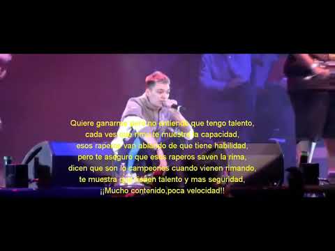 Letra de doble tempo de CACHA vs LANCER LIRICAL & STUART - TITANES DEL FREESTYLE 2019🔥🔥