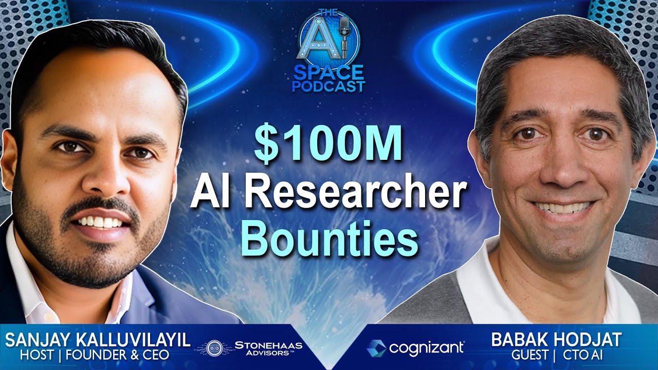 Winning & Attracting AI Researchers in the Age of $100M Bounties | Babak Hodjat | CTO AI Cognizant