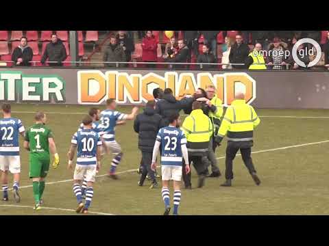 De Graafschap doet geen aangifte na rellen op het veld van Go Ahead Eagles