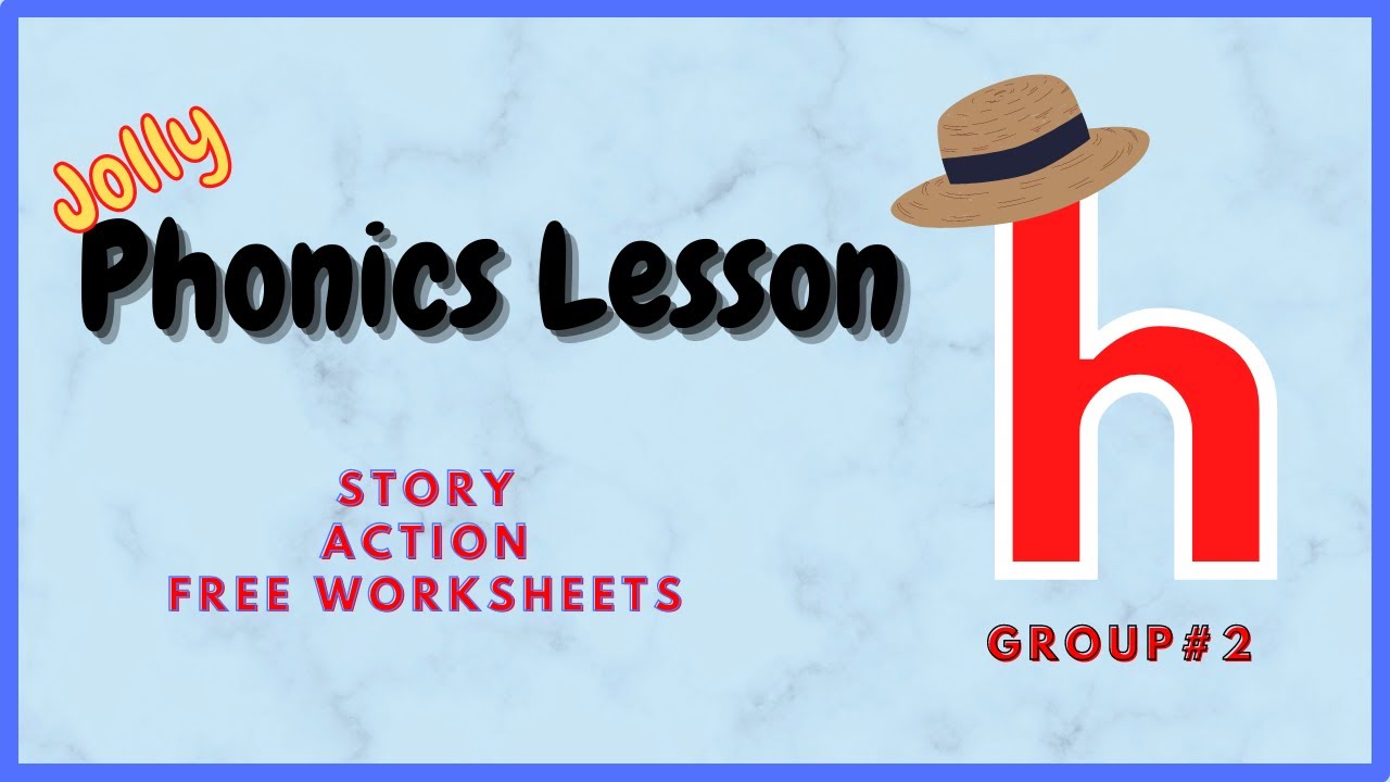 Phonics Lesson Hh// Sound// Story// Action// free worksheets