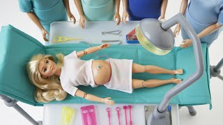 Download lagu [toy asmr] Baby Born! Satisfying with Pregnant Doll and Doctor Set Unboxing & Review, Toy ASMR mp3