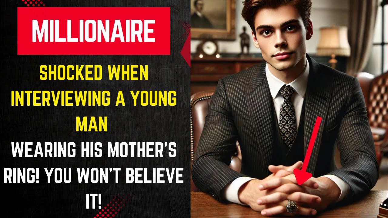 MILLIONAIRE SOBS DURING JOB INTERVIEW AFTER NOTICING YOUNG MAN'S RING: YOU WON'T BELIEVE WHY
