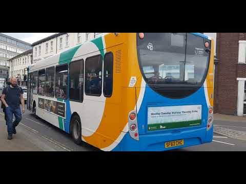 Here is the new livery stagecoach bus 36701 on the number 19 in Aldershot Thursday 14 April 2022