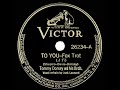 1939 HITS ARCHIVE: To You - Tommy Dorsey (Jack Leonard, vocal)