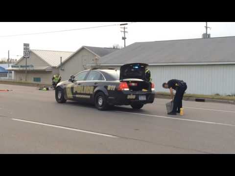 Cyclist seriously injured by collision with car