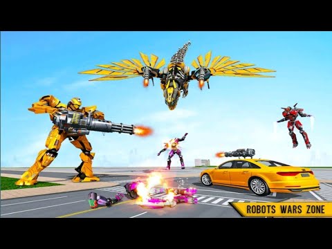 flying taxi robot game #allnewgames#gemar bano#android games play 3D#1