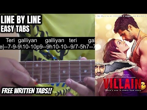 Teri Galliyan - Ek Villain Tabs