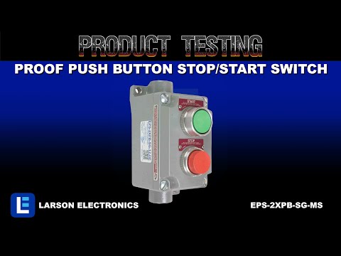 Explosion Proof Push Button Stop/Start Switch - Momentary Switch - Class 1 Div 1 & 2 - Class 2 Div 1
