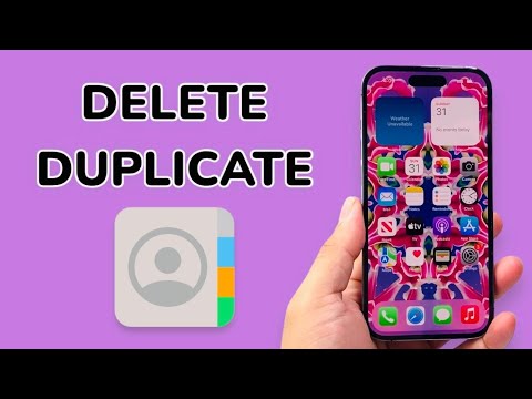 How To Delete Duplicate Contact On iPhone