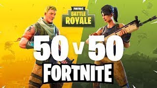 Nouveau mode de jeu sur fortnite : 50 vs 50 
