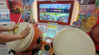 【太鼓の達人】公式マイバチ使って今更赤と白薔薇の魔女初プレイしてみたww