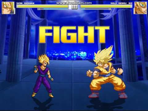 Mugen: SSJ2 Teen Gohan vs SSJ Goku Z2