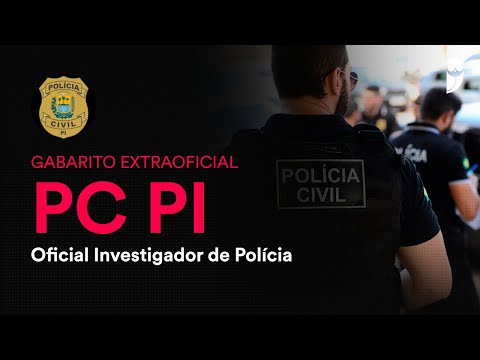 Gabarito Extraoficial PC PI: Oficial Investigador de Polícia
