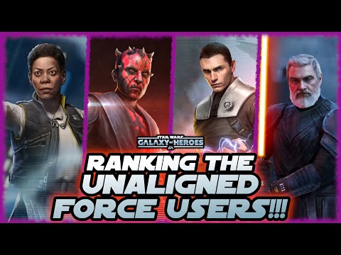 Rangliste der neutralen Machtnutzer für 2026 in Star Wars Galaxy of Heroes!!!