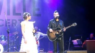 Clare Bowen &amp; Brandon Young - Longer - Cast of Nashville Concert Dublin Arena Ireland 20 June 2016