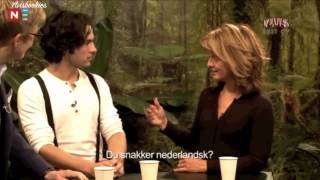 I kveld med Ylvis - Vegard imitates speaking Dutch (Eng. subs)