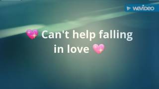 Jess and Gabriel ~ Can&#39;t help falling in love with you lyrics ~