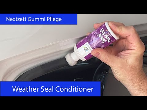 Part of a video titled Nextzett Gummi Pflege Rubber Care Stick Review & How-To. - YouTube