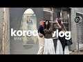 korea seoul vlog: aesthetic cafe hopping + pop up stores in seongsu area + shopping