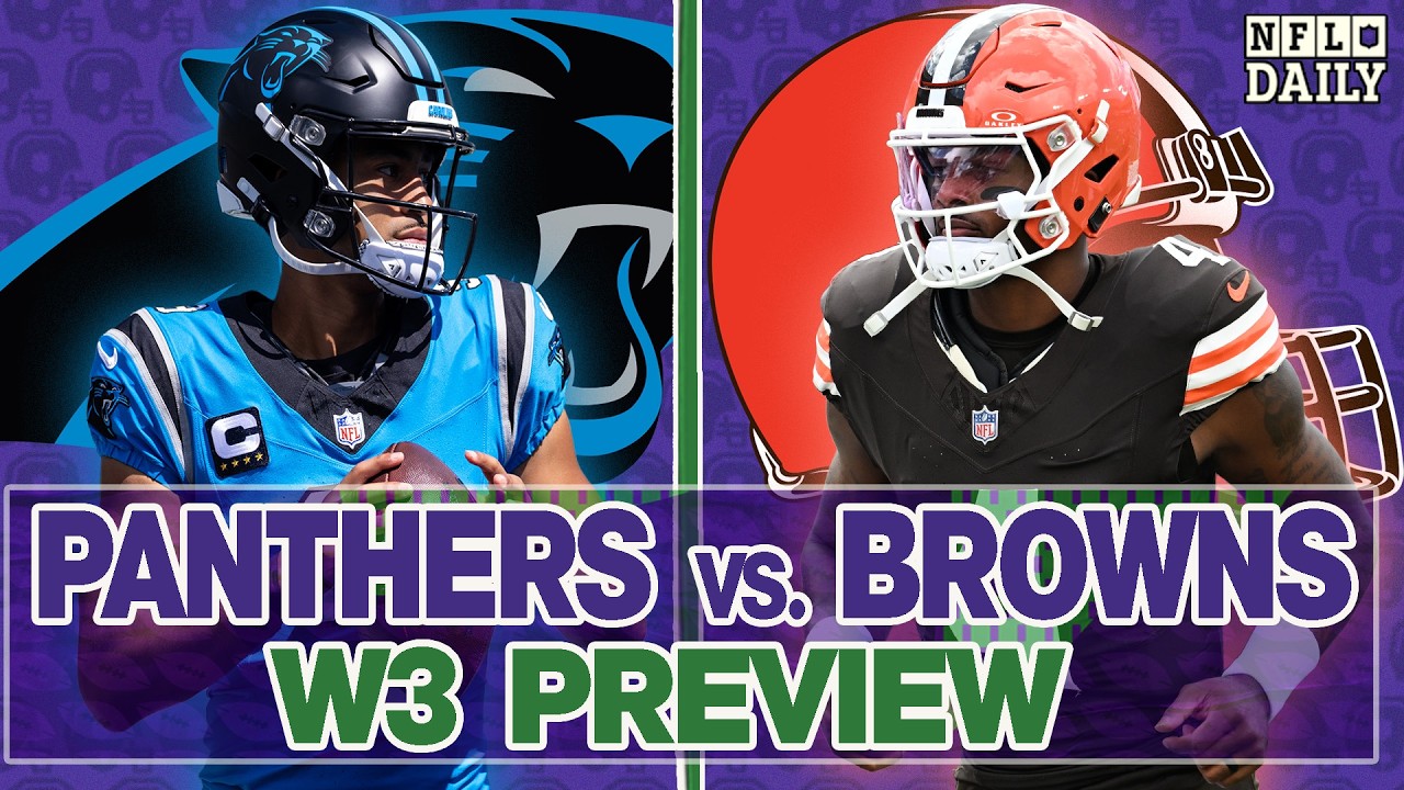 Panthers vs. Browns Week 3 Preview | NFL Daily
