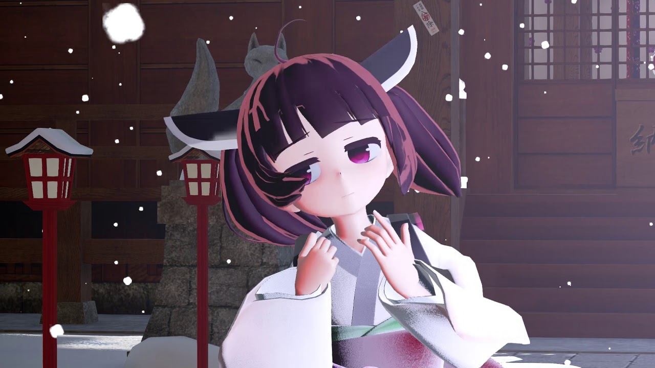 AIきりたんに「月下美人」を歌わせてみた【MMD】【NEUTRINO】【カバー】