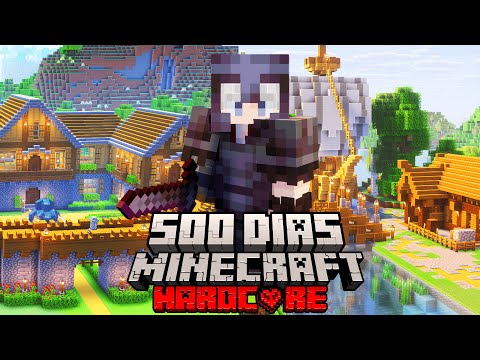 SOBREVIVI 500 DIAS NO MINECRAFT HARDCORE