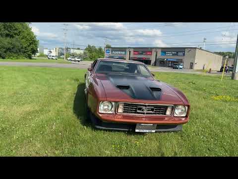 **SOLD on the CCC Buy-It-Now Lot** 1973 Ford Mustang SportsRoof Tribute Mach 1 4-Speed Manual, Ontario Safetied