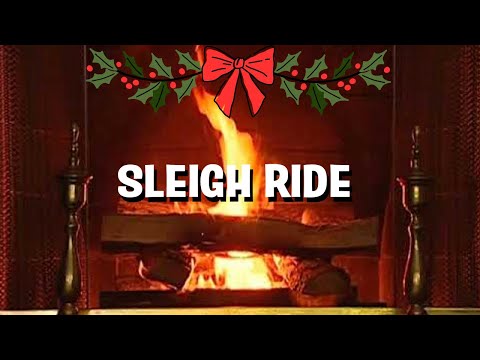 Johnny Mathis - Sleigh Ride (Fireplace Video - Christmas Songs)