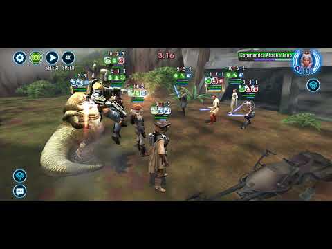 SWGOH - Jabba vs JMK with Padme
