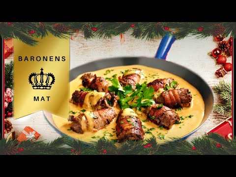 6 MINUTER - OXRULLADER I PEPPARSÅS - GOD NYÅRSMAT & JULMAT