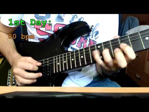 OLA 14 DAYS - Guitar Challenge #1 ||#ola14days|| 70 - 90bpm day#1