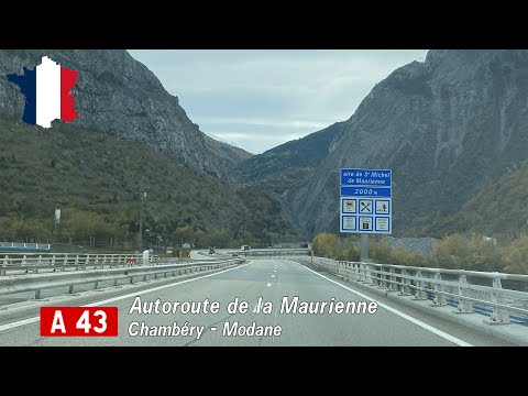 France (F): A43 Chambéry - Modane (French Alps)