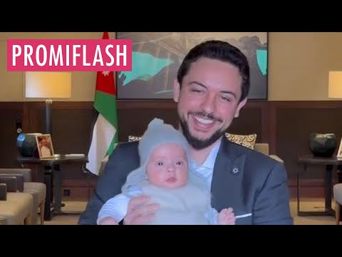 Prinz Hussein von Jordanien überrascht mit Baby auf Arbeit