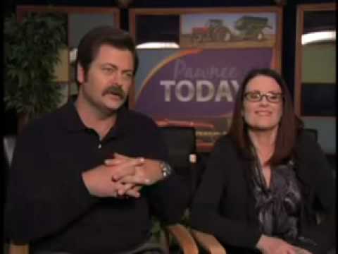 Parks and Recreation - On The Set With Megan Mullally & Nick Offerman