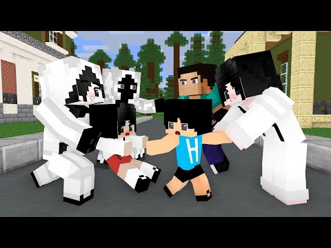HEEKO LOVE STORY (HEROBRINE FAMILY AND ENTITY FAMILY) - Minecraft Animation