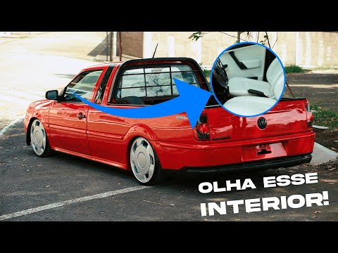 SAVEIRO G4 A INTERNA ÚNICA 🇧🇷!@garagemdetailer