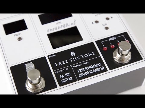 Free The Tone PA-1QG Programmable Analog 10-Band Guitar EQ Pedal image 3